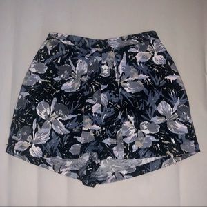 TOPSHOP | Flower Paint Print Skort